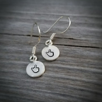 F*ck You Very Much ~ Sterling Earrings